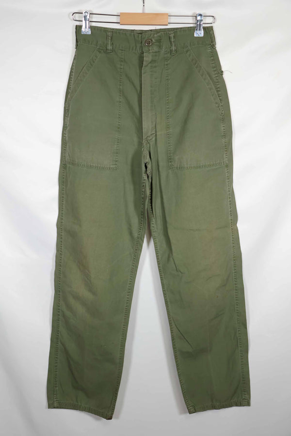1960s Poplin fabric OG-107 utility pants, baker pants, used A