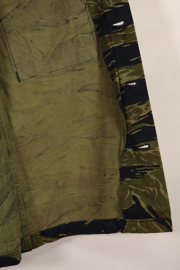 実物 タイガーストライプ TO78タイガー ジャケット 状態良い A-Lサイズ パッチ後付け