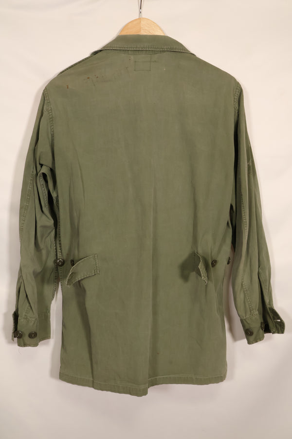 1962-64 Contract 1st Model Jungle Fatigue Jacket MACV Affiliation Used