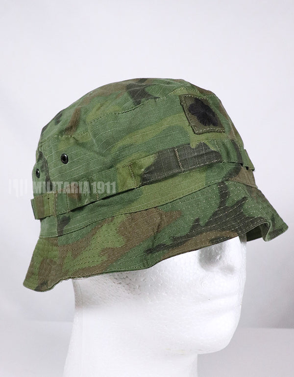 Replica ERDL Short Brim Boonie Hat ARVN with Grade Emblem