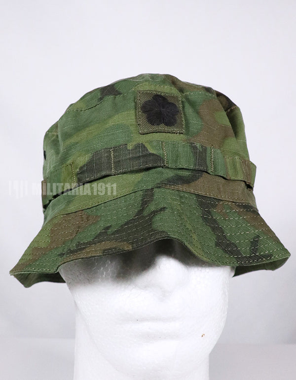 Replica ERDL Short Brim Boonie Hat ARVN with Grade Emblem