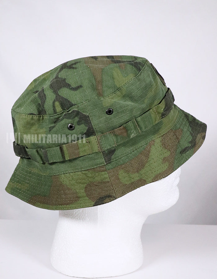 Replica ERDL Short Brim Boonie Hat ARVN with Grade Emblem