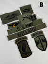Patch set  "Apocalypse Now" movie Captain Willard insignia set, dress-up parts