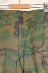 1970s Privately Procured Local Made US Army ERDL Camouflage Copy Fatigue Pants Used