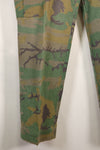 1970s Privately Procured Local Made US Army ERDL Camouflage Copy Fatigue Pants Used