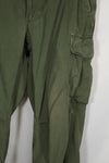 1969 4th Model Jungle Fatigue Pants, M-S, used, strong signs of use.