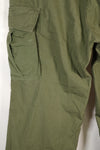 Estimated 1965 contract L-S 2nd Model Jungle Fatigue pants, good condition, used.