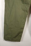 Estimated 1965 contract L-S 2nd Model Jungle Fatigue pants, good condition, used.