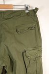 Estimated 1965 contract L-S 2nd Model Jungle Fatigue pants, good condition, used.