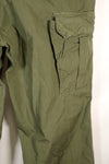 Estimated 1965 contract L-S 2nd Model Jungle Fatigue pants, good condition, used.