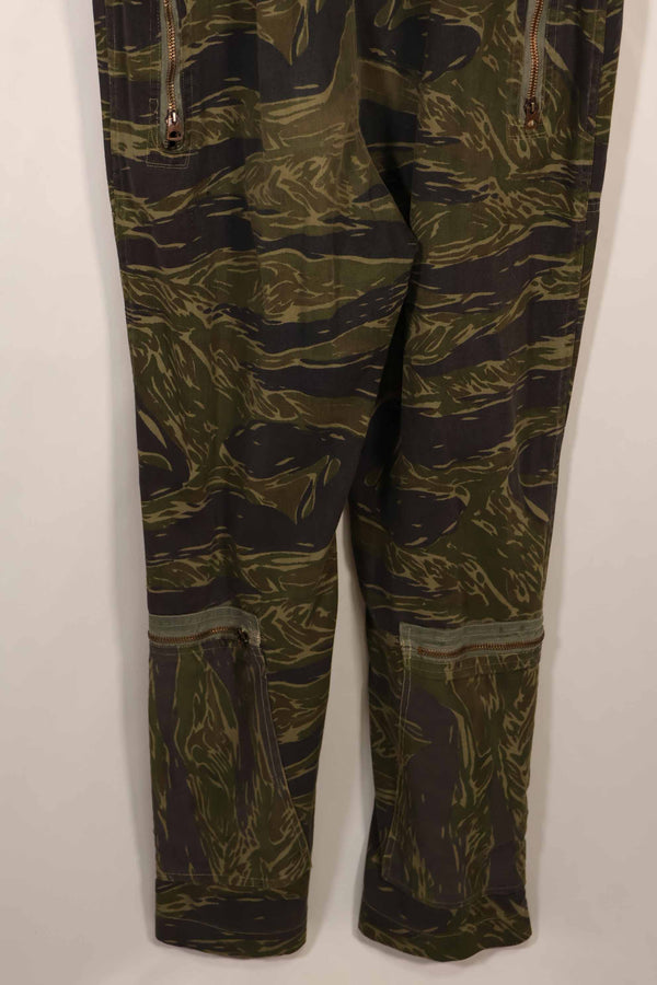 Real Fabric USAF TYPE K2-B Tiger Stripe Flight Suit Used