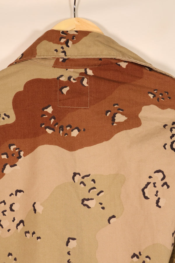1990 Contract, S-R, U.S. Navy, US NAVY, Individual Item, 6C Desert Color, Chocolate Chip Camo Jacket, Used