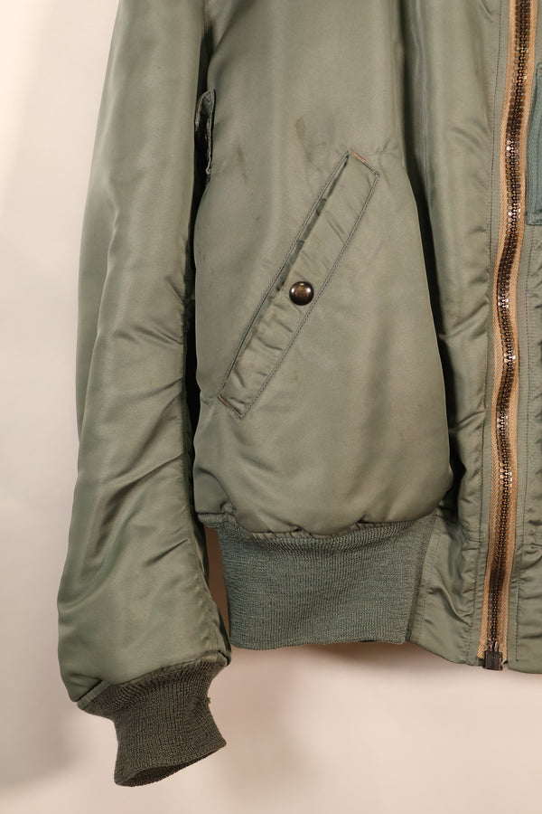 Mid-1950s Test Sample—Estimated Size L or X-LARGE—U.S. Air Force B-15D Flight Jacket—Experimental Test Sample—Good Condition