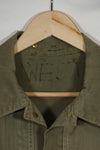 Real U.S. Marine Corps USMC P-44 HBT Utility Jacket, soiled, used.