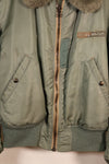 Mid-1950s Test Sample—Estimated Size L or X-LARGE—U.S. Air Force B-15D Flight Jacket—Experimental Test Sample—Good Condition