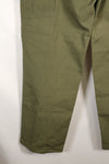 Estimated 1967 Contract S-R 3rd Model Jungle Fatigue Pants Non Rip Good Condition Used