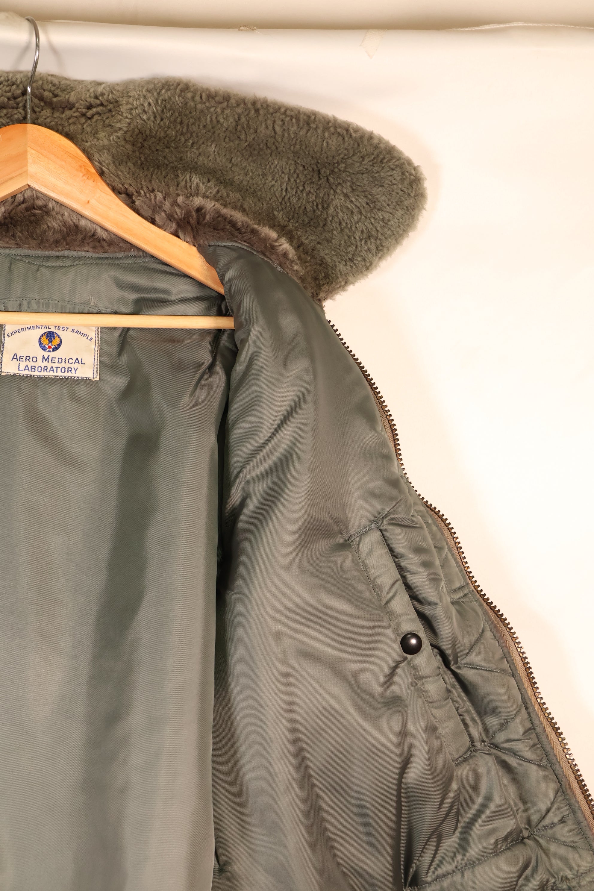 Mid-1950s Test Sample—Estimated Size L or X-LARGE—U.S. Air Force B-15D Flight Jacket—Experimental Test Sample—Good Condition