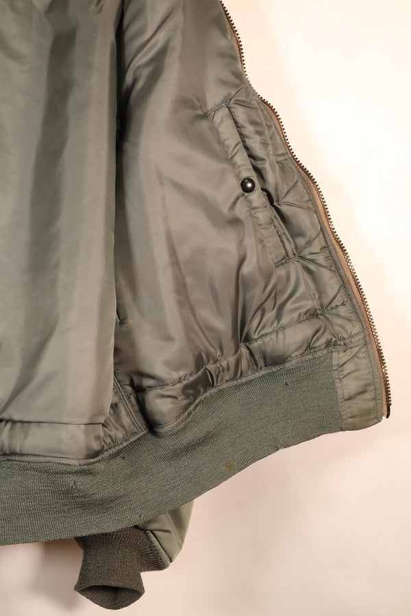 Mid-1950s Test Sample—Estimated Size L or X-LARGE—U.S. Air Force B-15D Flight Jacket—Experimental Test Sample—Good Condition