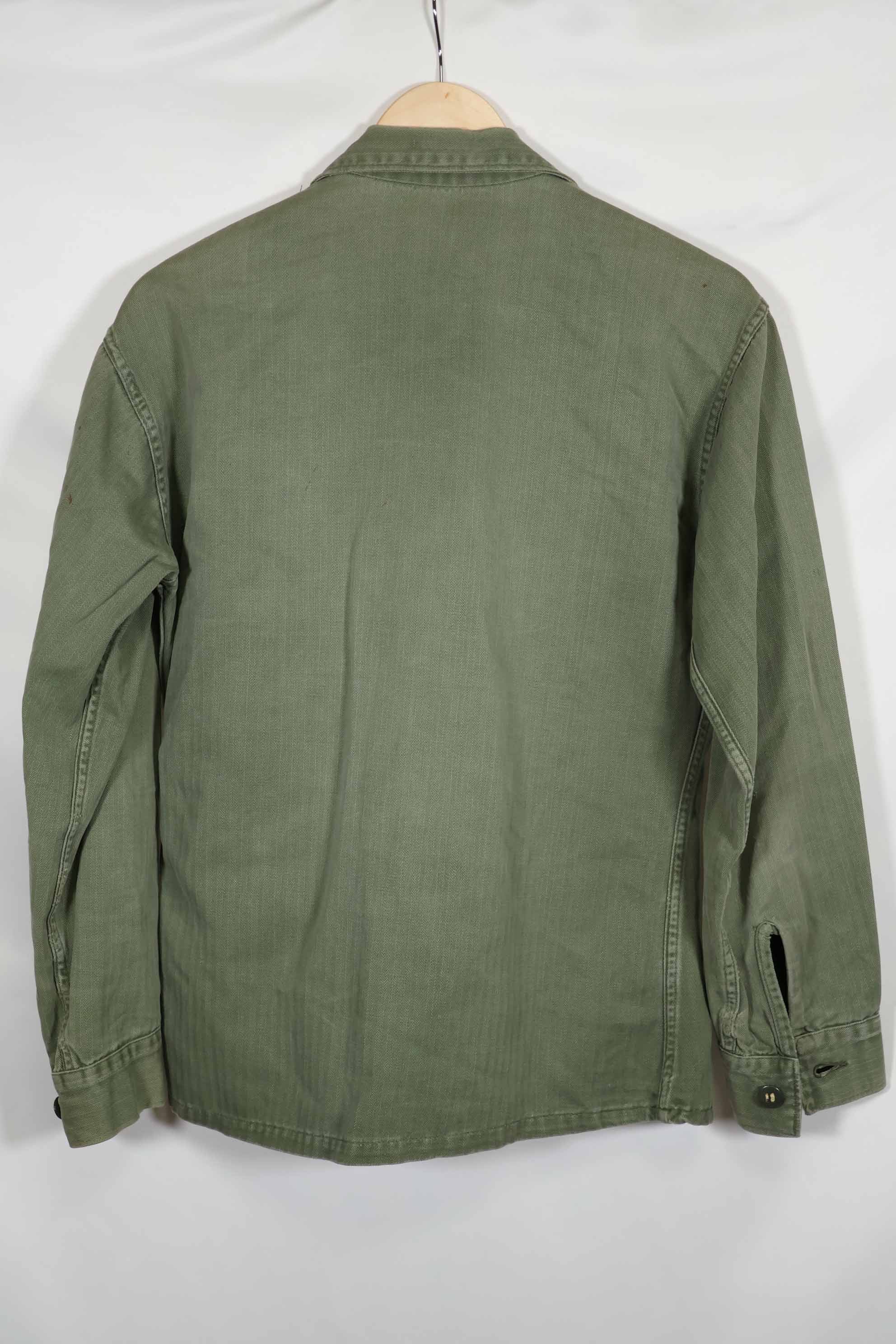 1950's U.S. Marine Corps HBT Uniform P-53 Final HBT Uniform Used A