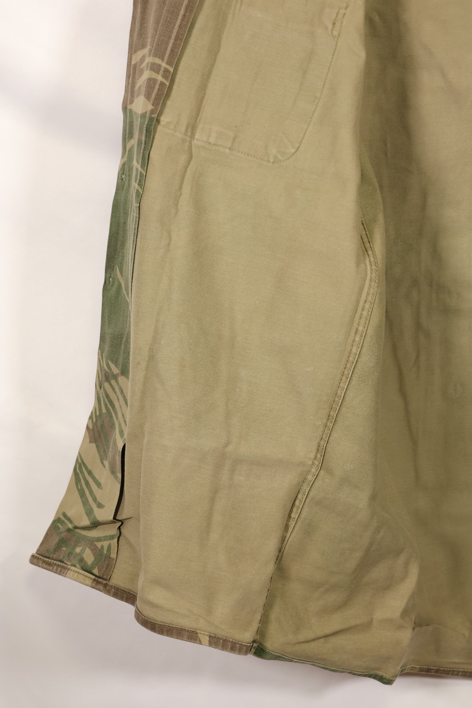 Real Rhodesian Army Rhodesian camouflage PARAMOUNT shirt, faded, used.