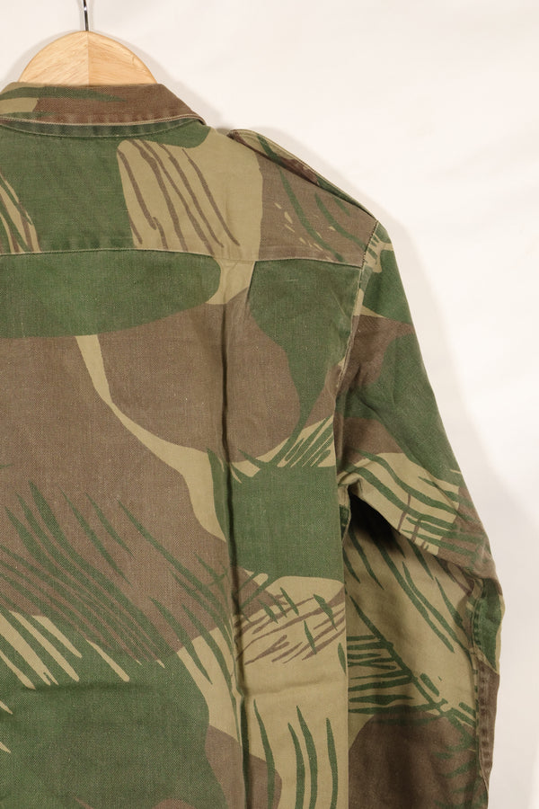 Real Rhodesian Army Rhodesian camouflage PARAMOUNT shirt, faded, used.