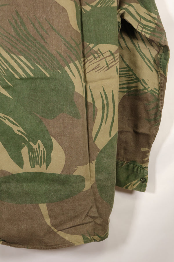 Real Rhodesian Army Rhodesian camouflage PARAMOUNT shirt, faded, used.