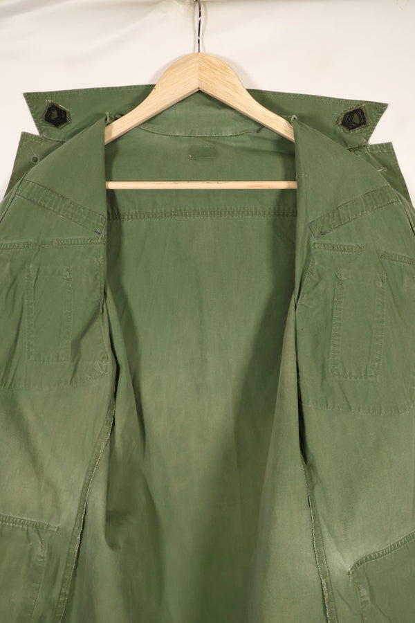 1967 Contract Estimated S-R 3rd Model Jungle Fatigue Jacket 73rd Surveillance Airplane Company  Patch First Attached Used