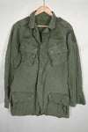 Real 2nd Model Jungle Fatigue Jacket, stains, patch marks, used, B