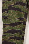 Real tiger stripe pants, gold tiger derived pattern, missing button, almost unused.