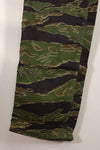 Real tiger stripe pants, gold tiger derived pattern, missing button, almost unused.