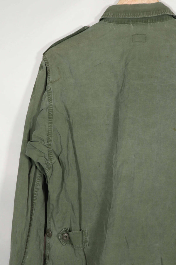 Real 2nd Model Jungle Fatigue Jacket, stains, patch marks, used, B