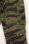 Real tiger stripe pants, gold tiger derived pattern, missing button, almost unused.