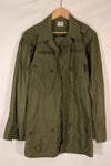 Real 1964 1st Model Jungle Fatigue Jacket, stained, faded, used.