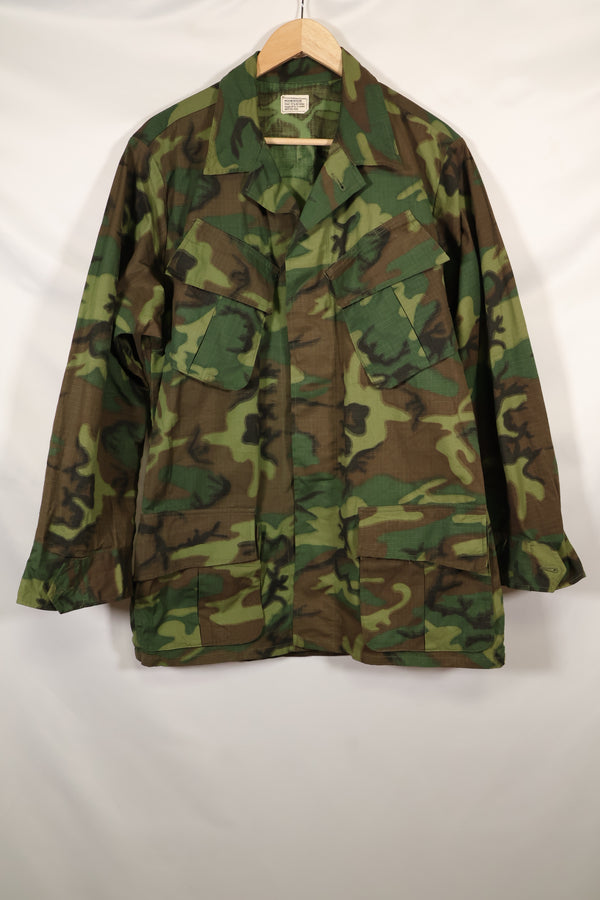 1969 Contract Deadstock M-R ERDL Green Leaf Camouflage Jungle Fatigue Jacket
