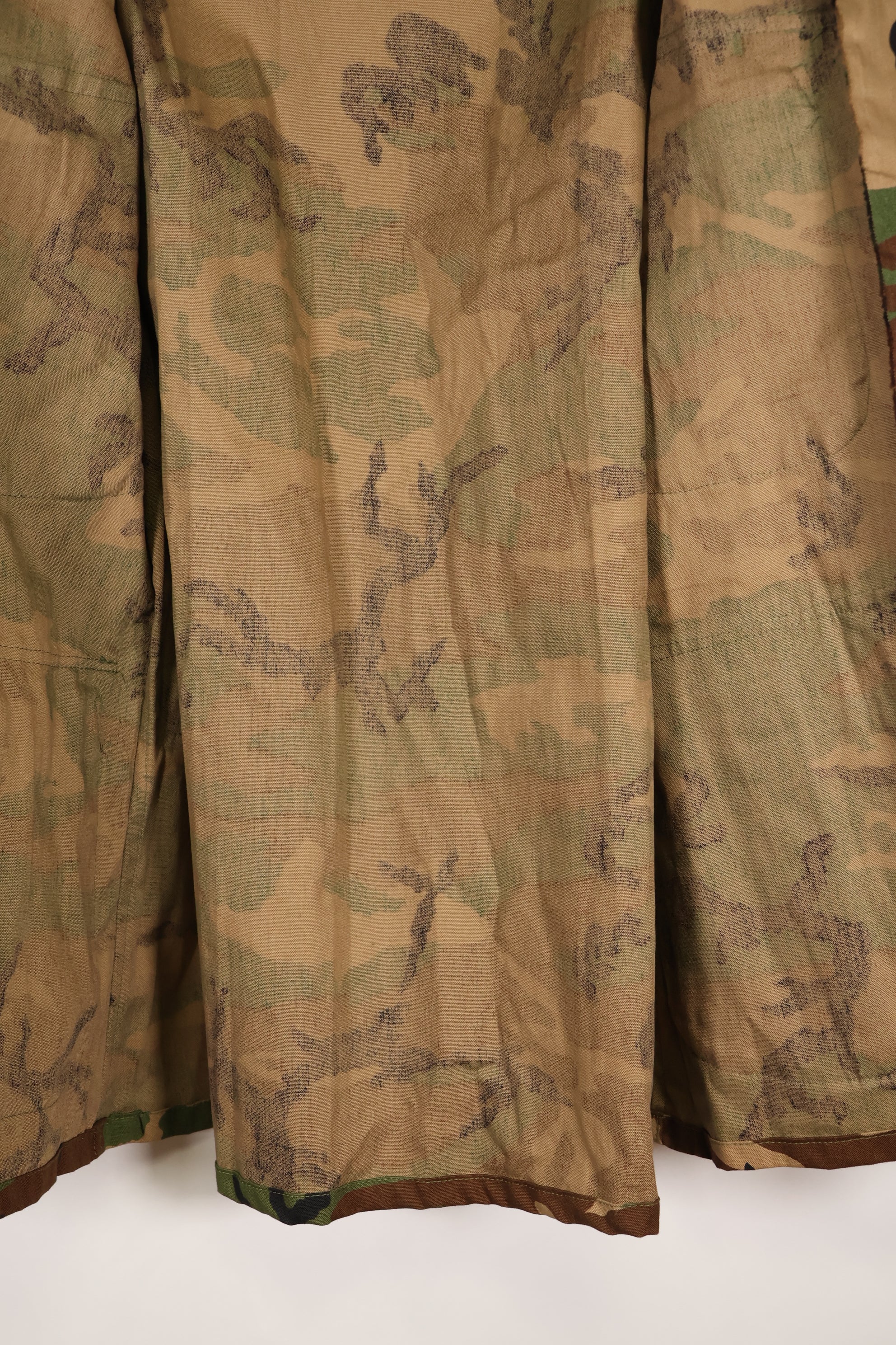 1980's Okinawa souvenir ERDL camouflage woodland camouflage locally made jacket, never used.