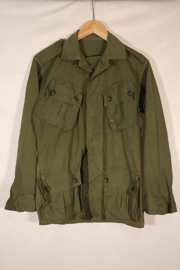 Real 1st Model Jungle Fatigue Jacket, repaired and refitted, used.