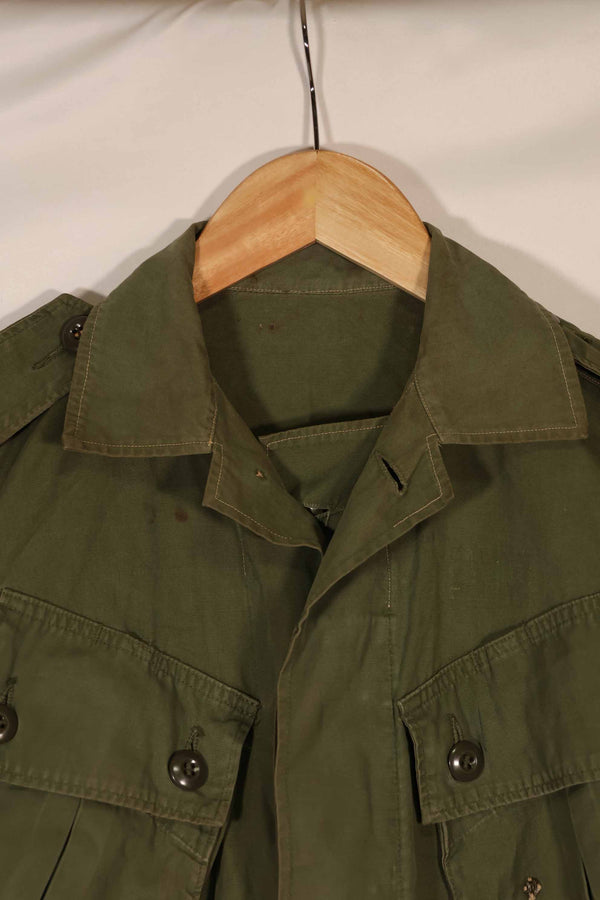 Real 1st Model Jungle Fatigue Jacket, repaired and refitted, used.