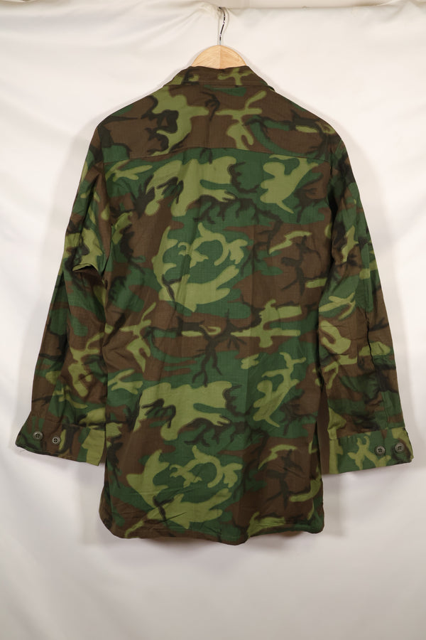1969 Contract Deadstock M-R ERDL Green Leaf Camouflage Jungle Fatigue Jacket