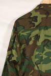 1969 Contract Deadstock M-R ERDL Green Leaf Camouflage Jungle Fatigue Jacket