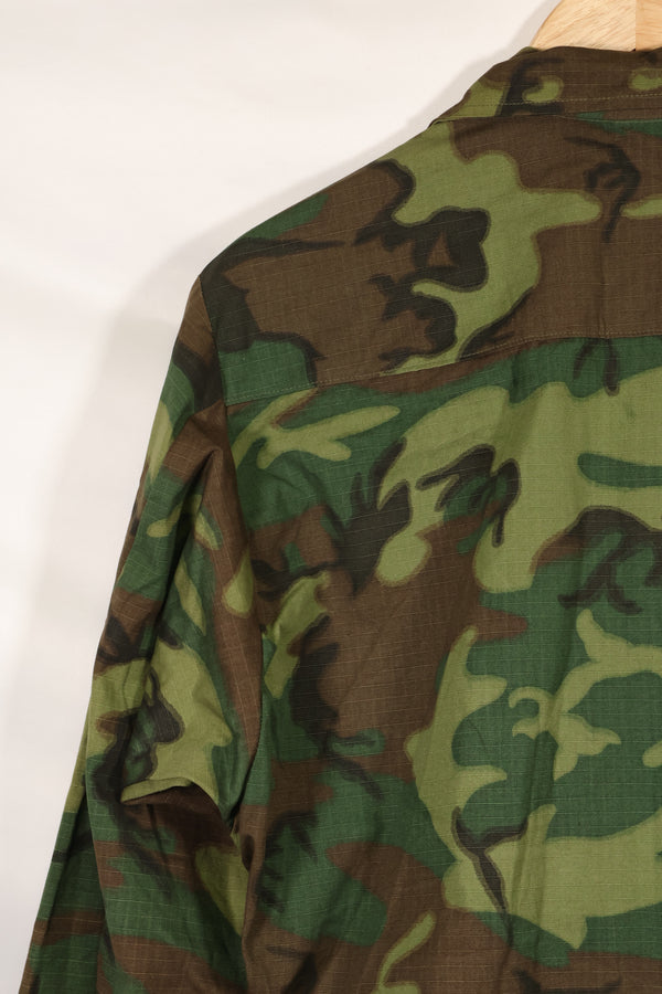 1969 Contract Deadstock M-R ERDL Green Leaf Camouflage Jungle Fatigue Jacket