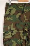 1969 Contract Deadstock M-S ERDL Green Leaf Camouflage Jungle Fatigue Pants