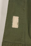 Estimated 1963, Estimated S-S 1st Model Jungle Fatigue Jacket, Scratched, Used.