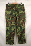 1969 Contract Deadstock M-S ERDL Green Leaf Camouflage Jungle Fatigue Pants