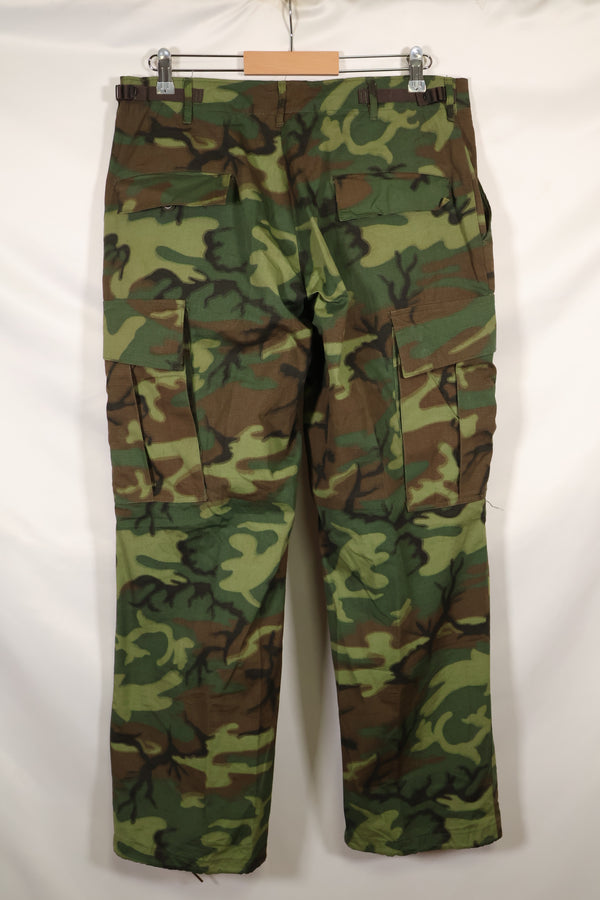 1969 Contract Deadstock M-S ERDL Green Leaf Camouflage Jungle Fatigue Pants