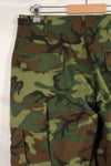 1969 Contract Deadstock M-S ERDL Green Leaf Camouflage Jungle Fatigue Pants