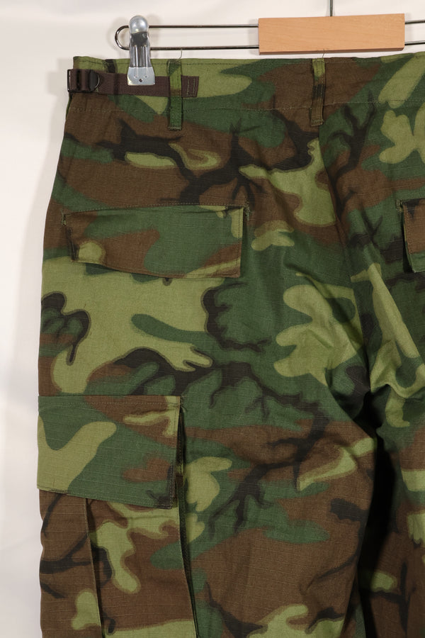 1969 Contract Deadstock M-S ERDL Green Leaf Camouflage Jungle Fatigue Pants