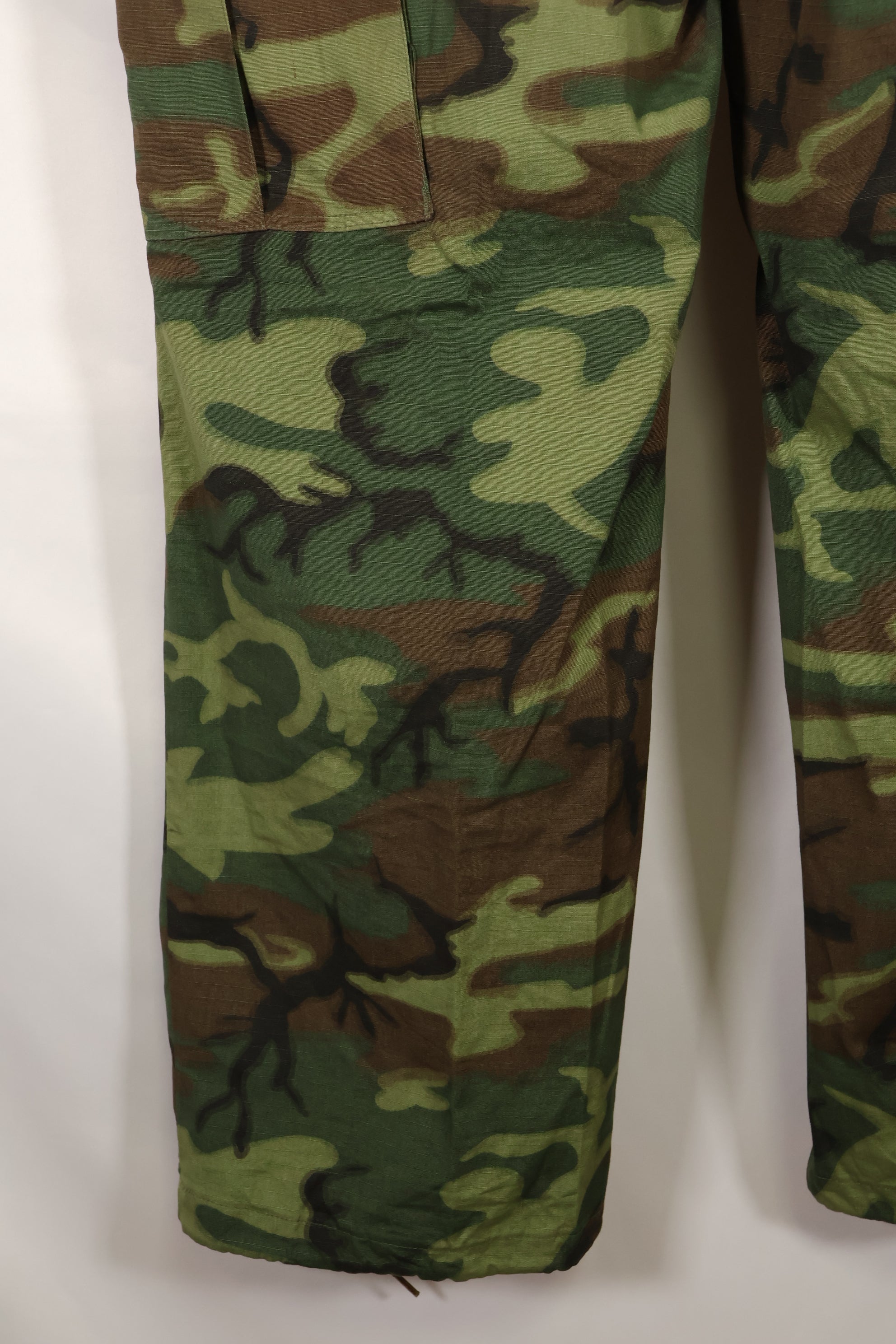 1969 Contract Deadstock M-S ERDL Green Leaf Camouflage Jungle Fatigue Pants