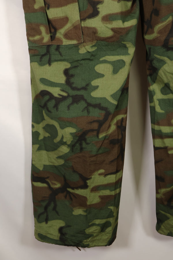 1969 Contract Deadstock M-S ERDL Green Leaf Camouflage Jungle Fatigue Pants
