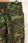 1969 Contract Deadstock M-S ERDL Green Leaf Camouflage Jungle Fatigue Pants