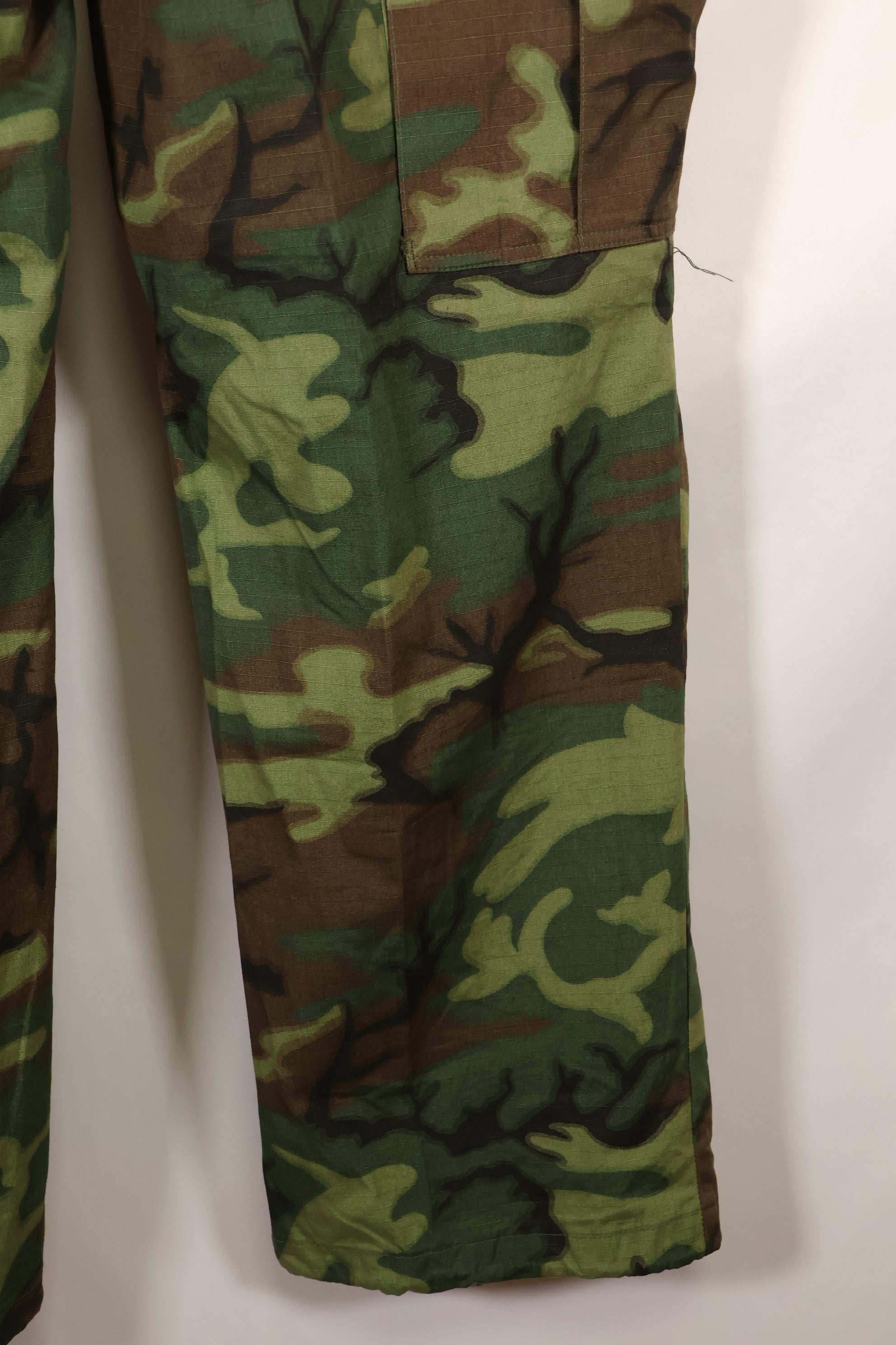 1969 Contract Deadstock M-S ERDL Green Leaf Camouflage Jungle Fatigue Pants